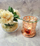 Rose gold tea light wax melt/oil warmer