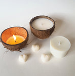 Natural coconut candle